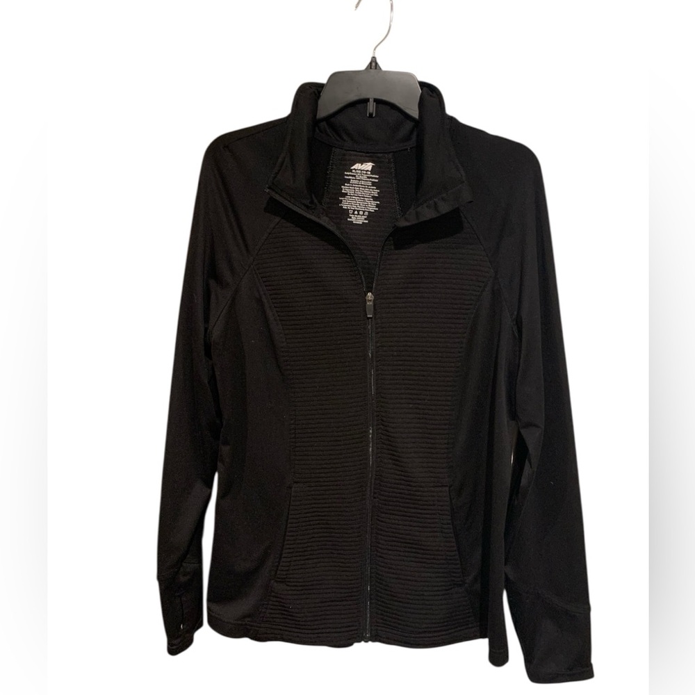 Avia Women's Black Zipped Track Jacket